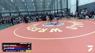 100 lbs Cons. Semi - Navjot Waraich, CA vs Taylor Drake, ID