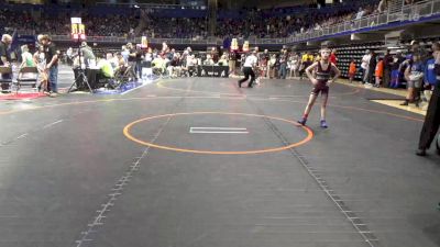 65 lbs Round Of 32 - Rowan Colebert, Bradford vs Brady Loro, West Chester Rustin