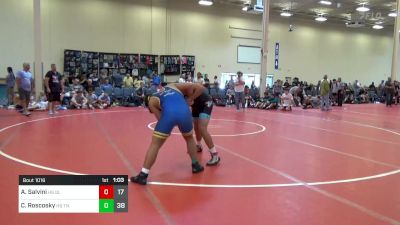 195 lbs Rr Rnd 3 - Anthony Salvini, HS Gladiators vs Cooper Roscosky, HS TNWC Red