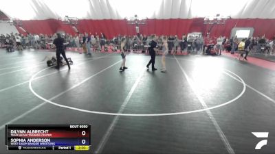 101 lbs Round 2 - Dilynn Albrecht, Team Nazar Training Center vs Sophia Anderson, West Salem Bangor Wrestling