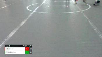 72 lbs Round 3 (8 Team) - John Cox, Team Missouri vs Xander Webber, Aggression Legionaries