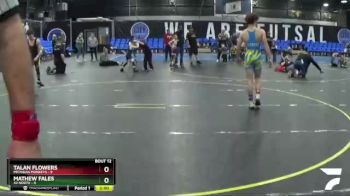 125 lbs Round 3 (8 Team) - Talan Flowers, Michigan Monkeys vs Mathew Fales, 42 North