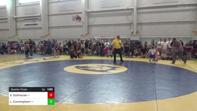 85-J lbs Quarterfinal - Braden Dykhouse, MI vs Landen Cunningham, PA