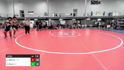 287 lbs Rr Rnd 1 - Jonathan Bedoya, Team Jake vs Justin Abad, Myland Wrestling Academy