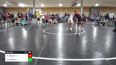 220 lbs Consi Of 8 #2 - Robert Ranger, Hornell vs Dan Sabulski, Dallas