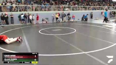 160 lbs Round 2 - David Webb, Anchor Kings Wrestling Club vs Elijah Raben, Mat-Su Matmen