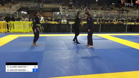 ELINOR CLAIRE SAWYER vs RIYA SACHIN MENON 2024 Pan Jiu Jitsu IBJJF Championship