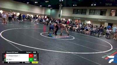 182 lbs Round 4 (6 Team) - Bryan Gari, Brevard FCA- Island Style vs Tucker Shepardson, Montana Sidney