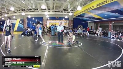 113 White Quarterfinal - Jeremy Kazanis, Buchholz vs Janmichael Broche, Braddock