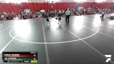 70 lbs Round 3 - Ari McKenna, Team Nazar Training Center vs Oakley Meisner, X-Factor Elite Wrestling