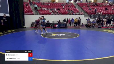 92 kg Cons 16 #2 - Ethan Swenson, Pinnacle Wrestling Club vs Max Matthias, Askren Wrestling Academy