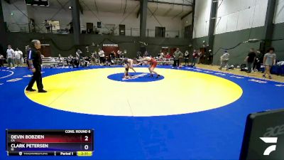 138 lbs Cons. Round 6 - Devin Bobzien, CA vs Clark Petersen, ID