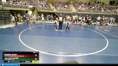 58 lbs Cons. Round 5 - Roczen Davies, Elite Wrestling vs Raiden Bunn, Victory Wrestling-Central WA