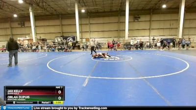 130 lbs Round 1 - Jax Kelly, Idaho Gold vs Orlan Dupuis, Highland Huskies