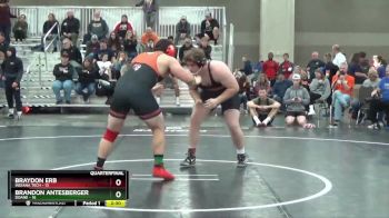 285 lbs Quarters & 1st Wb (16 Team) - Braydon Erb, Indiana Tech vs Brandon Antesberger, Doane