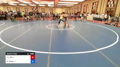 160 lbs Quarterfinal - Anwar Alli, Oh vs Alexander Zeller, Me