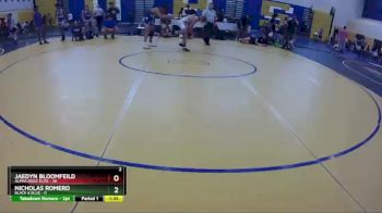 138 lbs Round 4 (8 Team) - Jaedyn Bloomfeild, Alpha Dogz Elite vs Nicholas Romero, Black & Blue