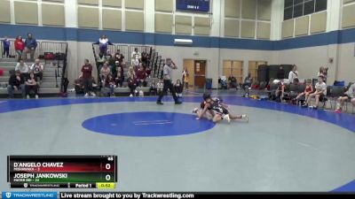 68 lbs Round 2 (4 Team) - Joseph Jankowski, Mater Dei vs D`Angelo Chavez, Mishawaka