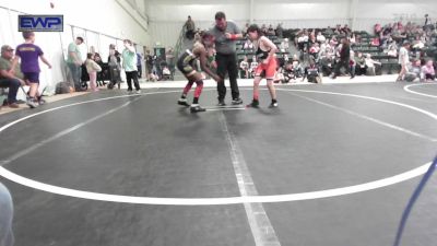 88 lbs Rr Rnd 3 - Ryan Bailey, Tahlequah Wrestling Club vs Ej Turner Jr, HURRICANE WRESTLING ACADEMY