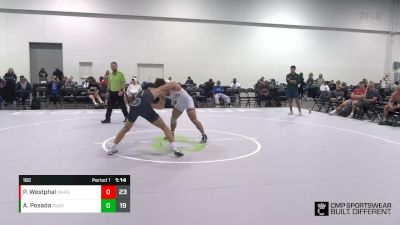 182 lbs Finals (2 Team) - Angelo Posada, Poway vs Peyton Westphal, Kansas Marshals