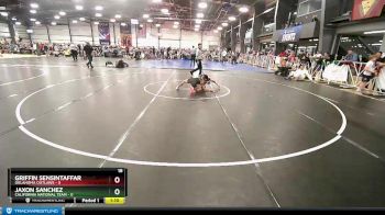 72 lbs Rd# 8- 12:30pm Saturday Final Pool - Jaxon Sanchez, California National Team vs Griffin Sensintaffar, Oklahoma Outlaws