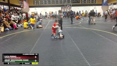 56 lbs Cons. Semi - Luca Perino, Eastside Youth Wrestling vs Henry Brookshire-Mann, Gaston Grizzlies