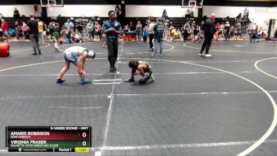 Round 2 - Virginia Fraser, Palmetto State Wrestling Acade vs Amaris Robinson, Dixie Hornets