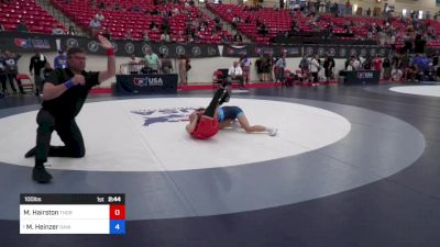 100 lbs Cons 4 - Mya Hairston, Thoroughbred Wrestling Academy (TWA) vs Madison Heinzer, Daniel Cormier Wrestling Club