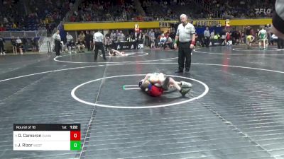 85 lbs Round Of 16 - Owen Cameron, Cumberland Valley vs Jacob Rizor, West Greene