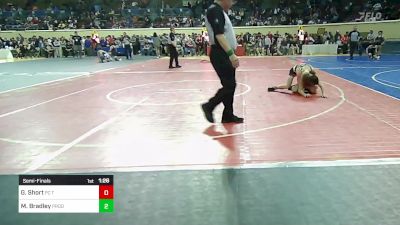 94 lbs Semifinal - Garrett Short, PC Takedown vs Maxwell Bradley, Prodigy