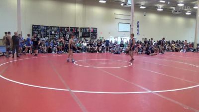 120 lbs Quarterfinal - Neal Krysty, HS Team 922 vs Landon Sidun, HS Hutchy Hammers