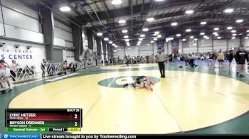 84 lbs Rd# 10- 4:00pm Saturday Final Pool - Bryson Drennen, Minion Green vs Lyric Hetzer, Team Ohio