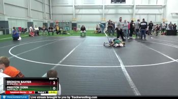 84 lbs Round 2 (6 Team) - Preston Dorn, South Hills vs Bronsyn Baxter, 84 Athletes