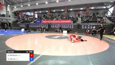 170 lbs Semifinal - Abby McIntyre, Grand View (Iowa) vs Kalila Shrive, Menlo (Calif.)