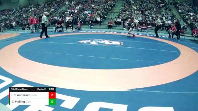 5th Place Match - Caden Andersen, Hurricane vs Greg Melling, Cedar City