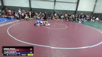 126 lbs Cons. Round 4 - Nakoa Rocha, Mt Spokane Wrestling Club vs Tyler Hockett, Askeo International Mat Club