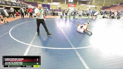 157 lbs Champ. Round 1 - Christopher Bohn, Region Wrestling Academy vs Jacob Blandford, Team Idaho Wrestling Club