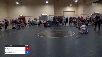 65 kg Rnd Of 128 - Ridge Cote, Montana vs Chris Lalonde, Bear Cave Wrestling Club