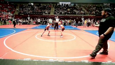 70 lbs Semifinal - Matthew Mills, HURRICANE WRESTLING ACADEMY vs Dakota Harris, Bartlesville Wrestling Club