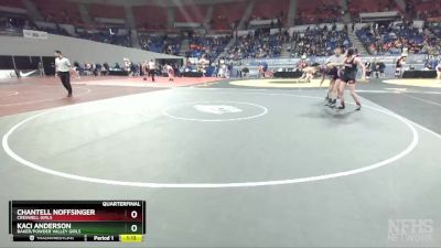 4A/3A/2A/1A Girls 140 Quarterfinal - Kaci Anderson, Baker/Powder Valley Girls vs Chantell Noffsinger, Creswell Girls