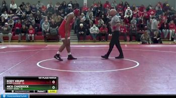 285 lbs Finals (2 Team) - Austin Ryder, Mount Union vs Donovan King, Olivet College