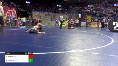 92 lbs Round Of 16 - Riley Smith, Seneca Valley vs Myles Hoover, North Allegheny