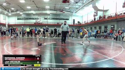 90 lbs Cons. Round 2 - Nathanial Sanders, Red Cobra Westling Academy vs Liam Wechsler, Whiteland Wrestling Club