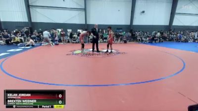 132 lbs Champ. Round 1 - Kelan Jordan, Washington vs Brexten Weidner, Ilwaco Youth Wrestling