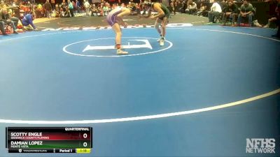 126-2A Quarterfinal - Scotty Engle, Sedgwick County/Fleming vs Damian Lopez, Monte Vista