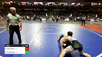 120 lbs Quarterfinal - Nico Marchetti, Edge Wrestling vs Chase Brodersen, Iron Horse