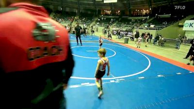 43 lbs Quarterfinal - Jenson Sisco, Owasso Takedown Club vs Lucien Dohn, Skiatook Youth Wrestling 2022-23