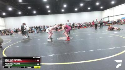 138 lbs Cons. Round 3 - Michael Mabry, Darkhorse vs Graham Howell, Garage Boys