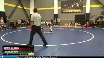 118 lbs Round 1 (6 Team) - Madaline Mccoy, TigerHawk Wrestling vs Jordyn Campbell, Nebraska Vipers Red