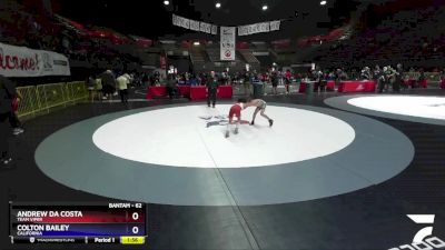 62 lbs Quarterfinal - Andrew Da Costa, Team Viper vs Colton Bailey, California